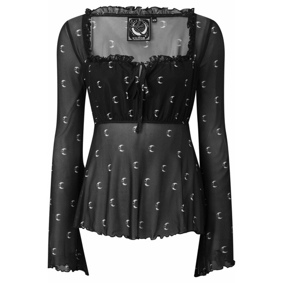 Killstar Maya Long Sleeve Top - Picture 3 of 10